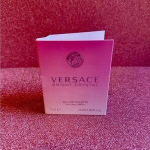 Versace Bright Crystal Pink Fragrance Sample Brand New